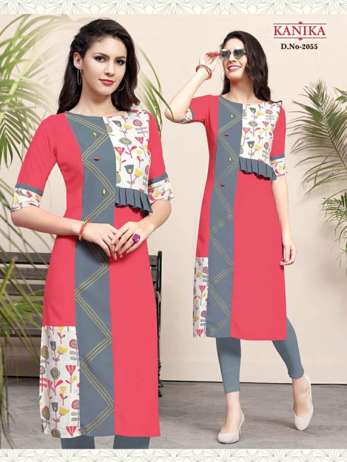 Rich Look Vol 7 Kanika  Designer Kurti Catalogue