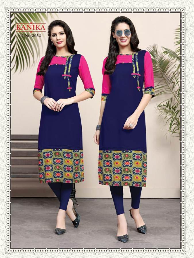Rich Look Vol 7 Kanika  Designer Kurti Catalogue