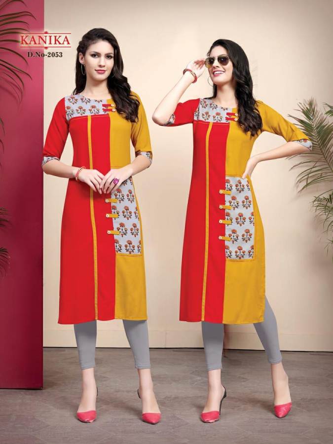 Rich Look Vol 7 Kanika  Designer Kurti Catalogue