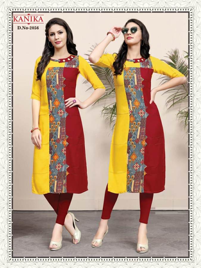 Rich Look Vol 7 Kanika  Designer Kurti Catalogue