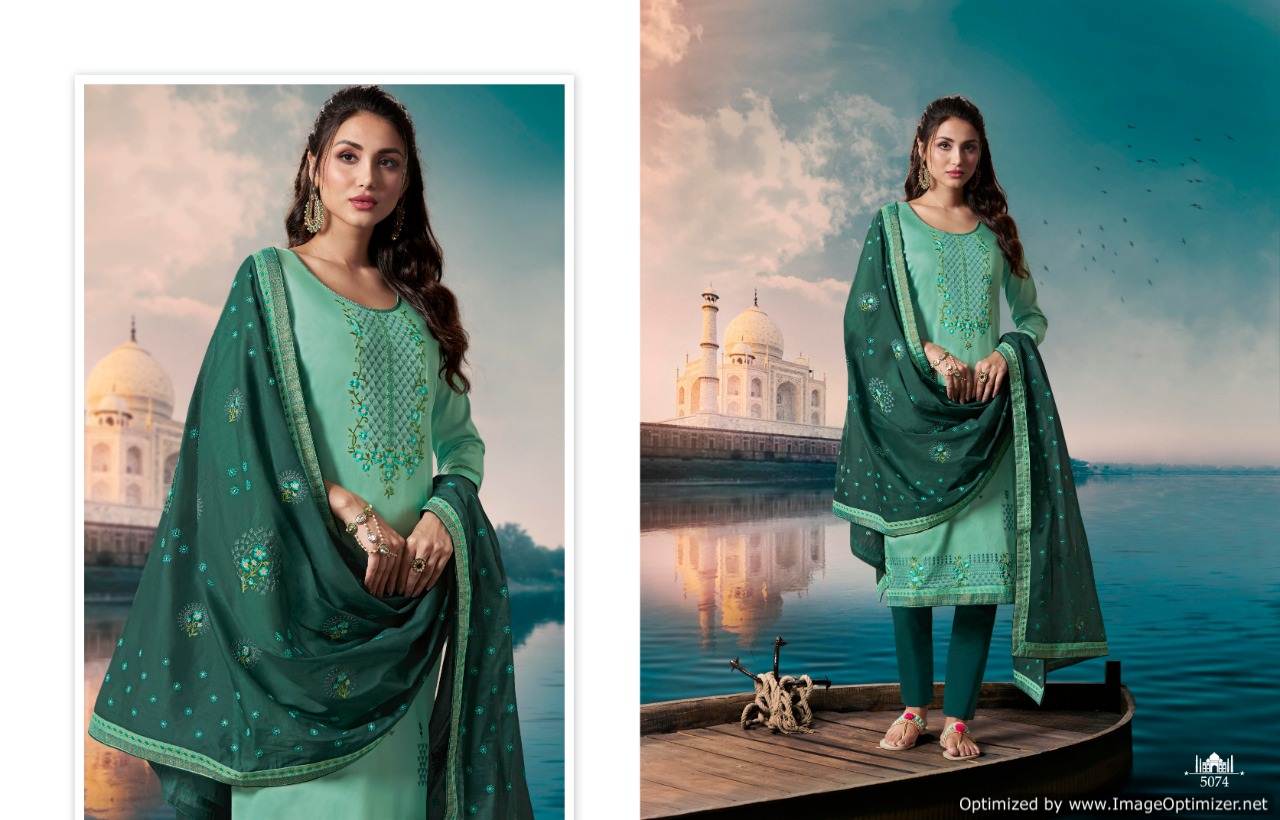 Taj By Kessi Fashion Cotton Dress Materials Catalogue