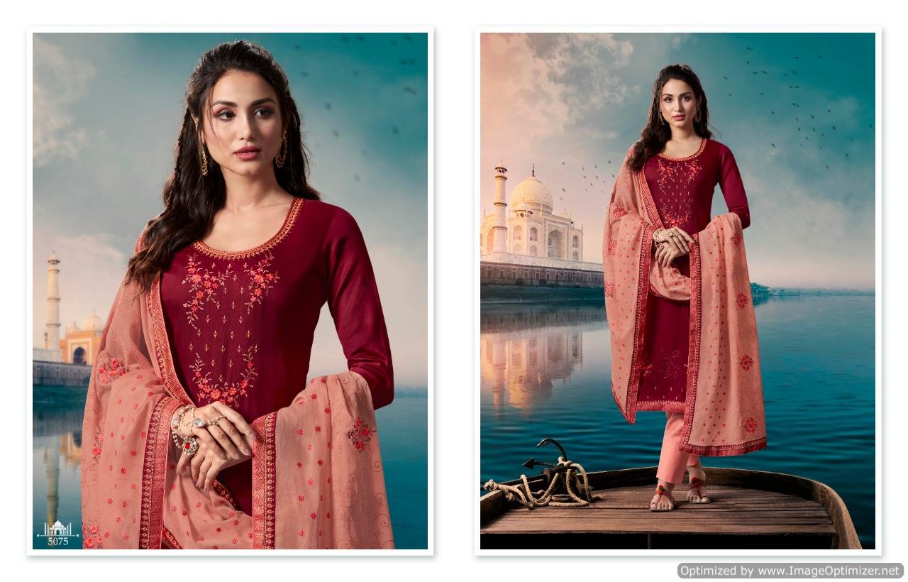 Taj By Kessi Fashion Cotton Dress Materials Catalogue