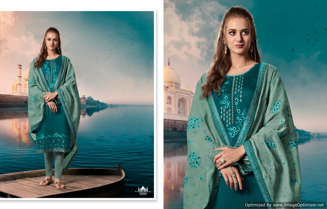 Taj By Kessi Fashion Cotton Dress Materials Catalogue