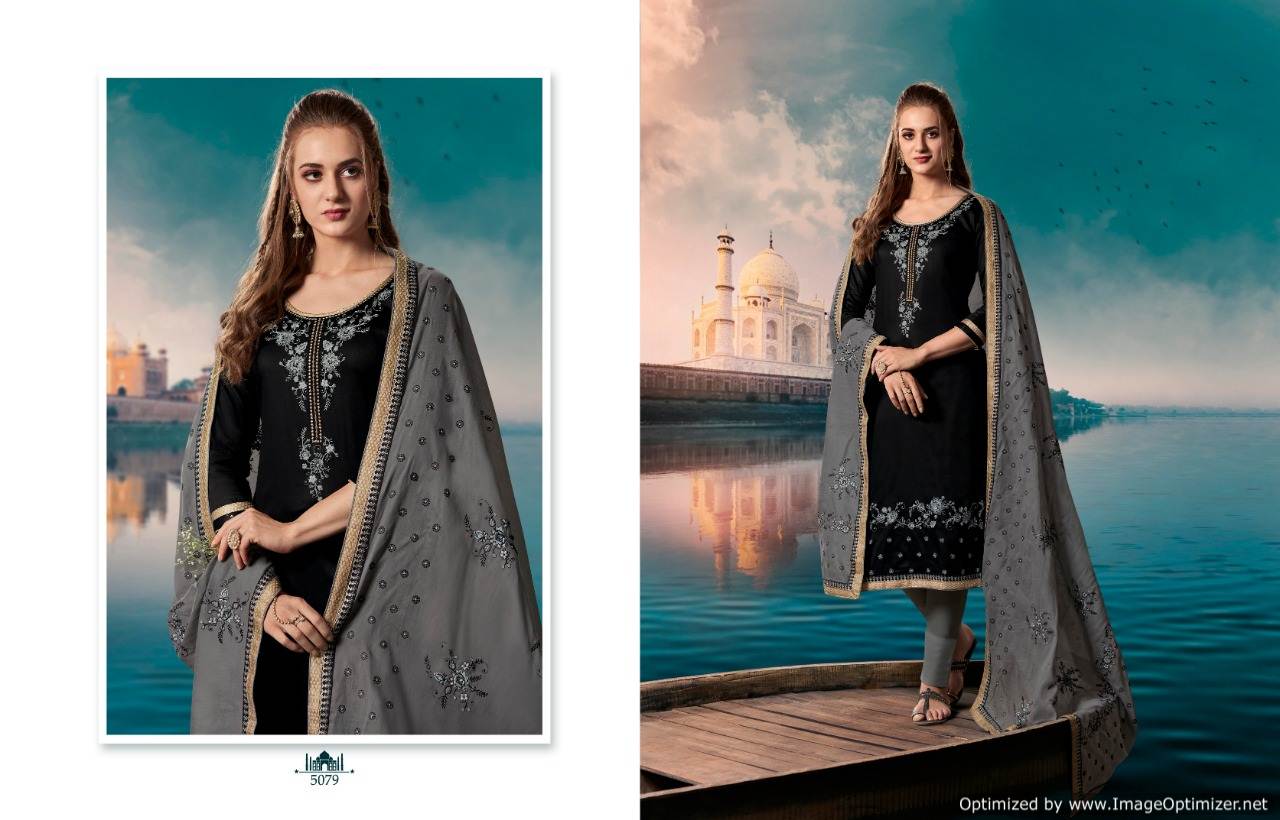 Taj By Kessi Fashion Cotton Dress Materials Catalogue