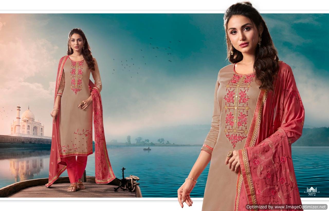 Taj By Kessi Fashion Cotton Dress Materials Catalogue
