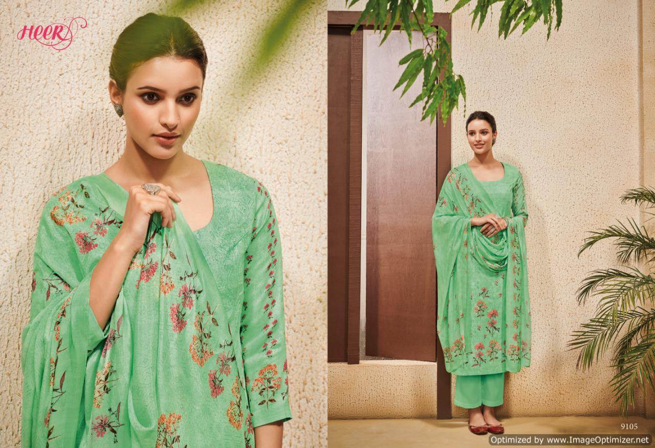 Heer Vol 48 Kimora Designer Dress Materials Catalogue