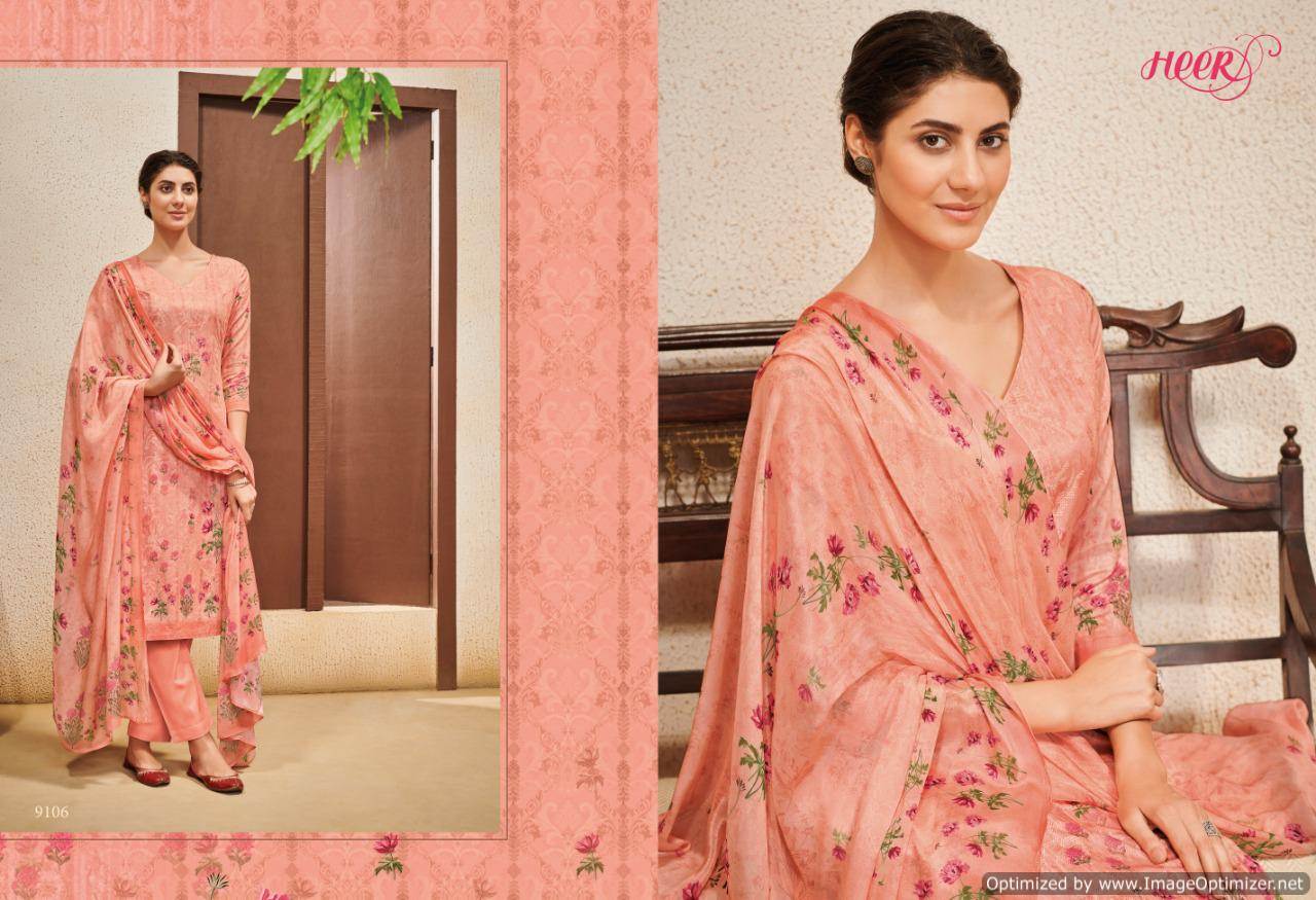 Heer Vol 48 Kimora Designer Dress Materials Catalogue