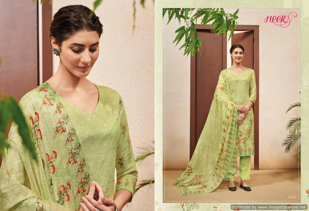 Heer Vol 48 Kimora Designer Dress Materials Catalogue