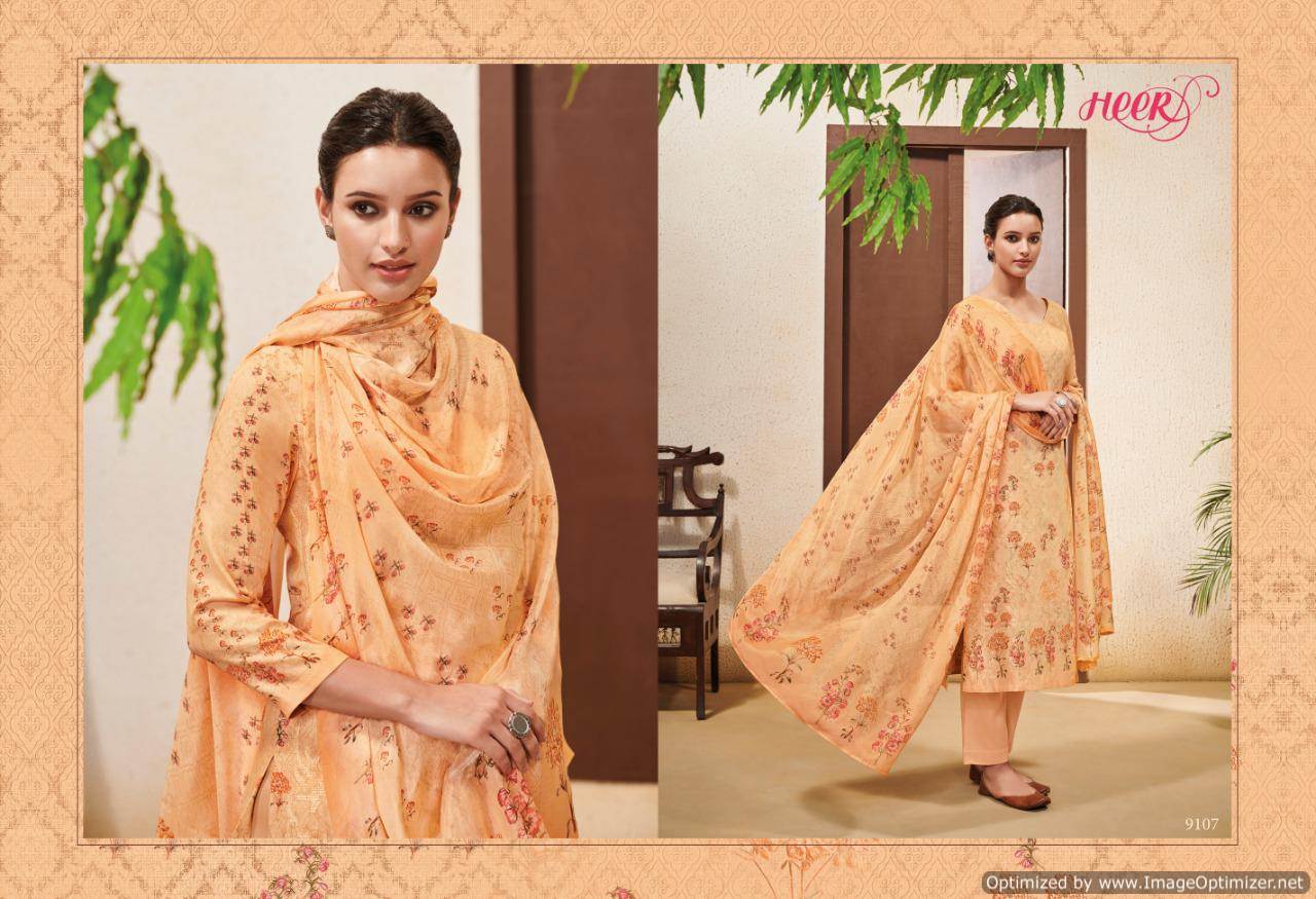 Heer Vol 48 Kimora Designer Dress Materials Catalogue