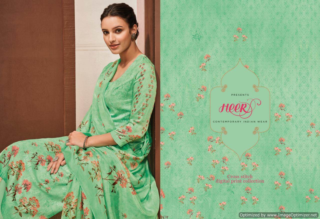 Heer Vol 48 Kimora Designer Dress Materials Catalogue