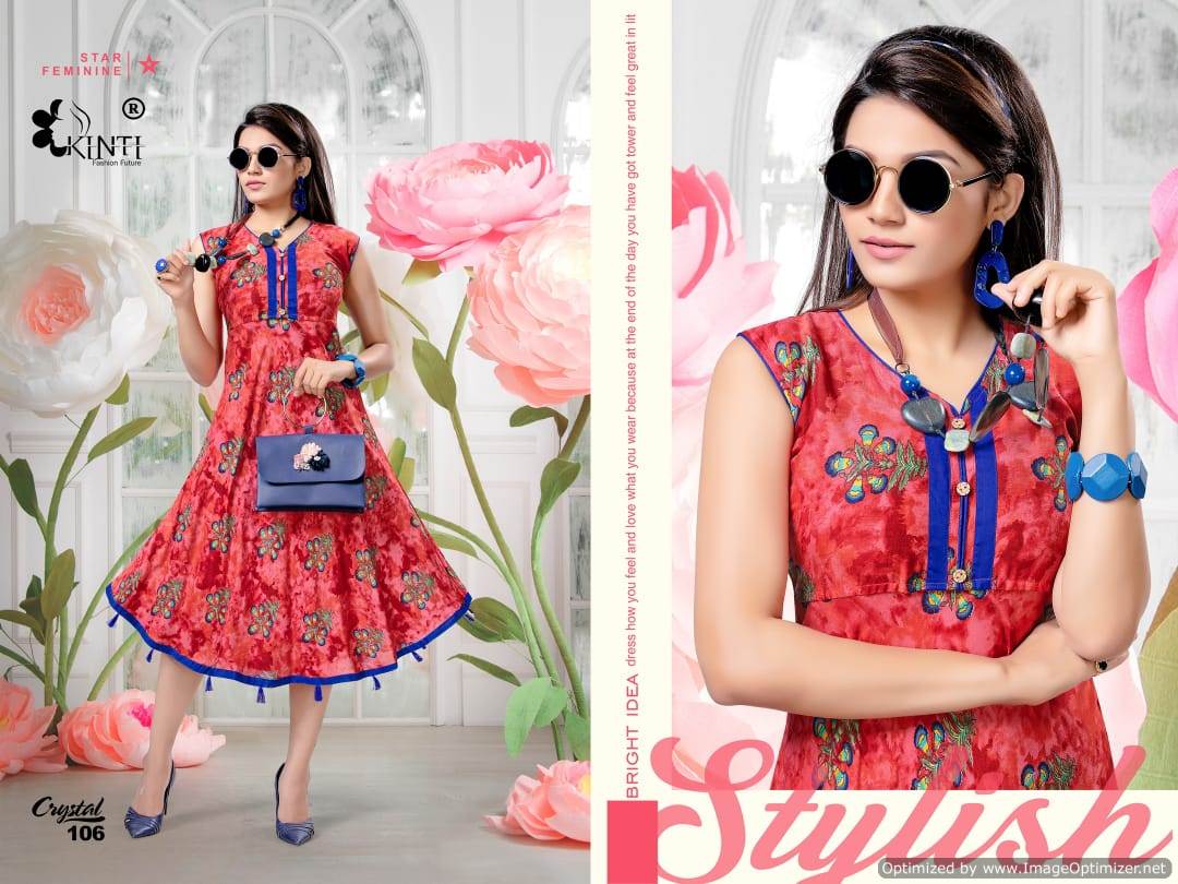 Uref  Kinti Fashion Printed Kurti Catalogue
