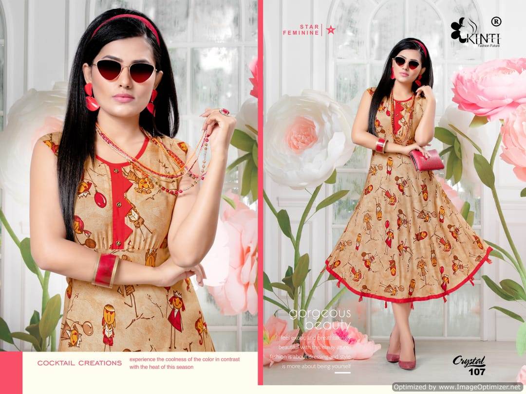 Uref  Kinti Fashion Printed Kurti Catalogue