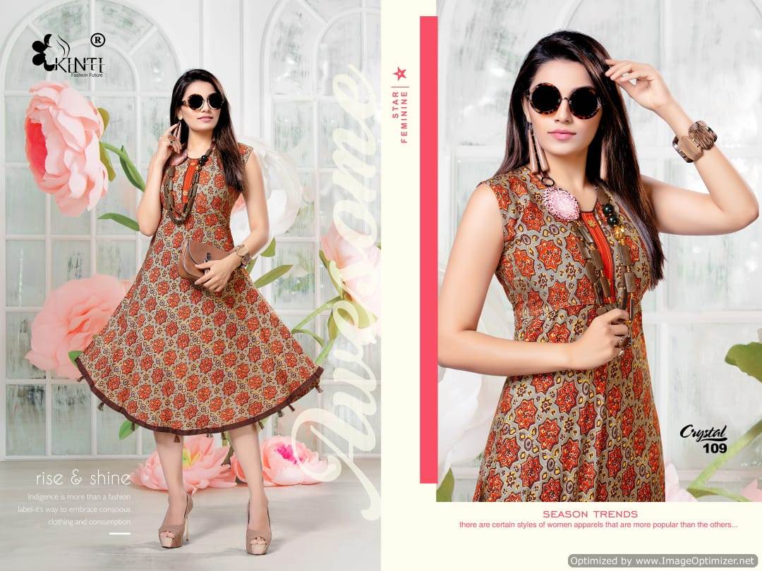 Uref  Kinti Fashion Printed Kurti Catalogue