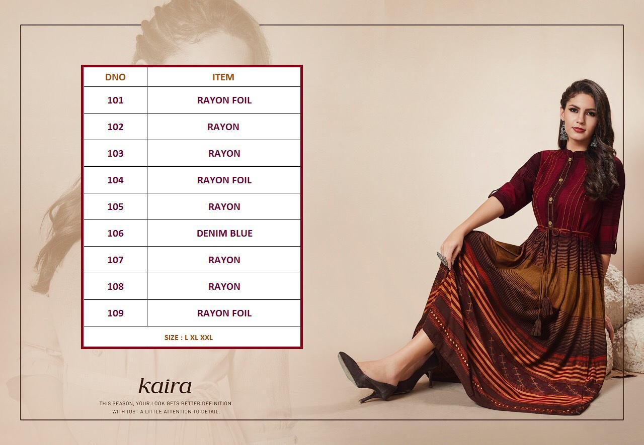 Lt Nitya By Kaira Designer Kutis Catalogue