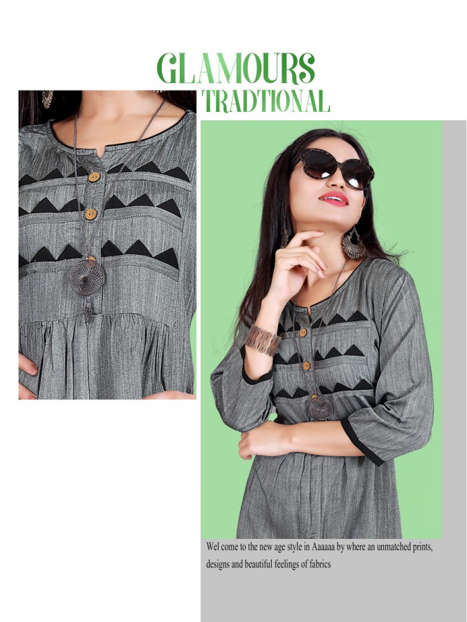 Liya Cotton Sitka Fashion Designer Kurti Catalogue