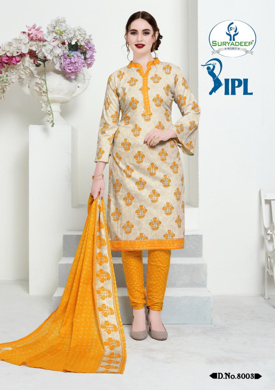 Ipl Vol 8 By Miss World Cotton Printed Dress Materials Catalogue