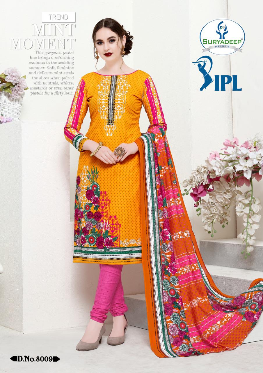 Ipl Vol 8 By Miss World Cotton Printed Dress Materials Catalogue