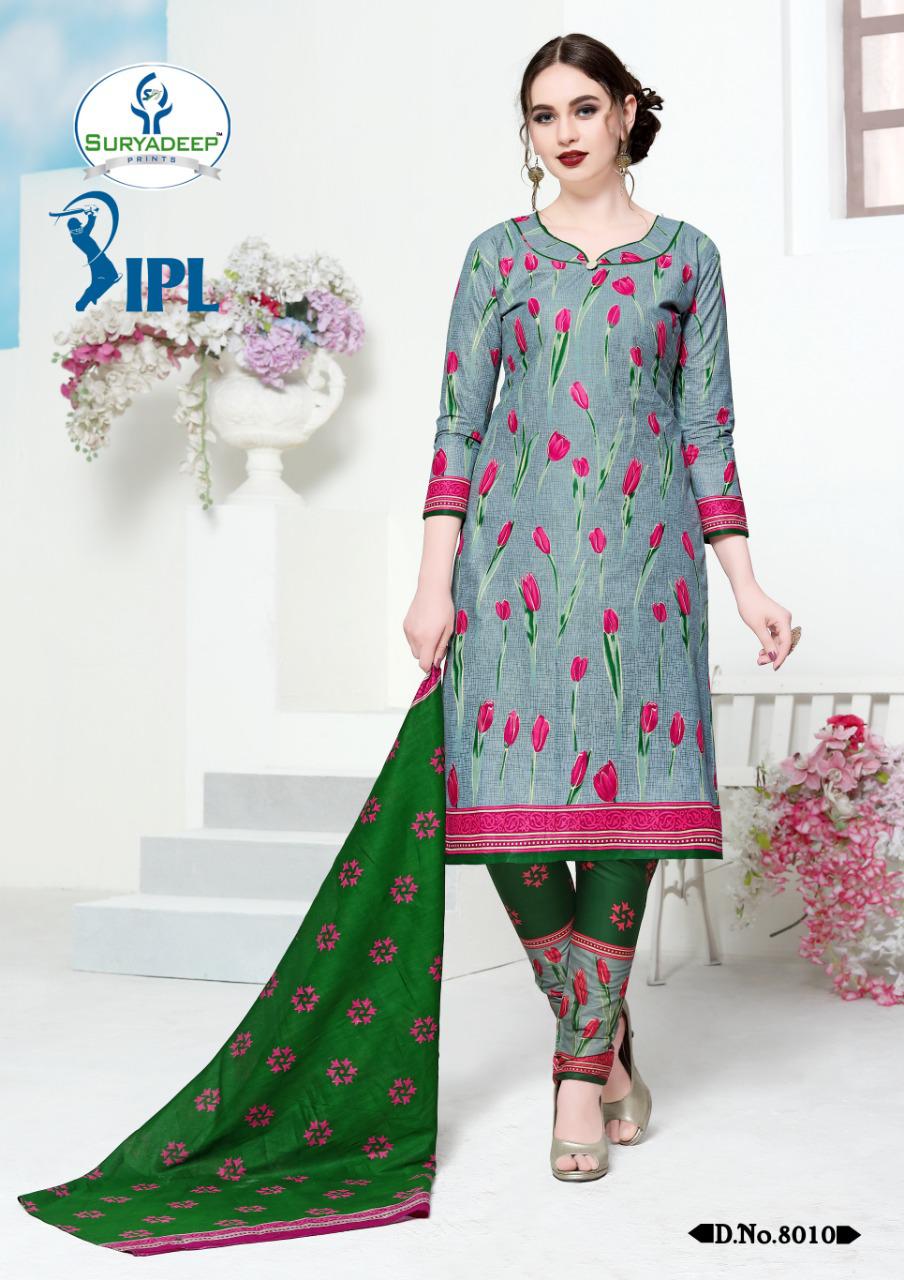 Ipl Vol 8 By Miss World Cotton Printed Dress Materials Catalogue