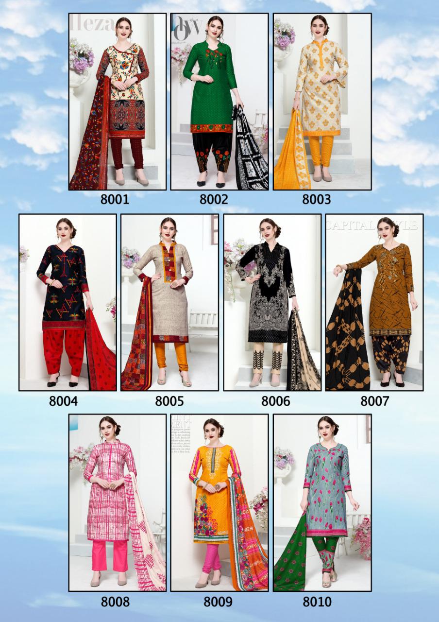 Ipl Vol 8 By Miss World Cotton Printed Dress Materials Catalogue