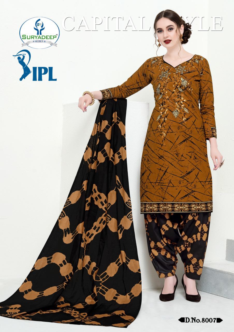 Ipl Vol 8 By Miss World Cotton Printed Dress Materials Catalogue