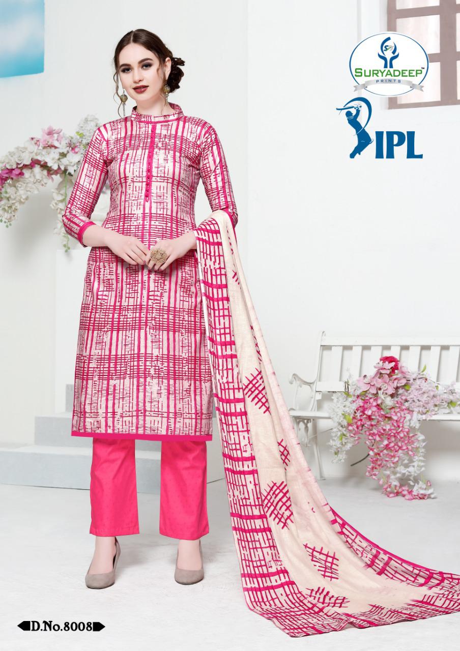 Ipl Vol 8 By Miss World Cotton Printed Dress Materials Catalogue