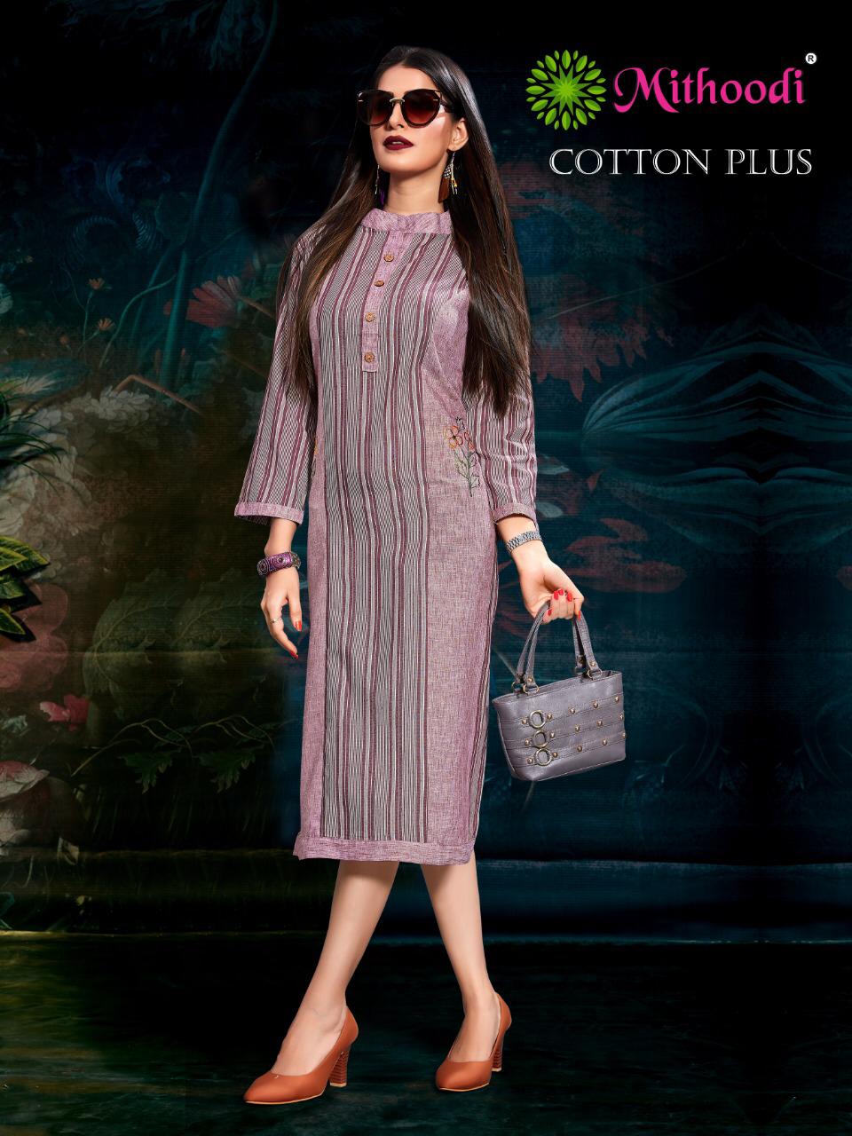 Cotton Plus By Mithoodi Fashion Designer Kurtis Catalogue