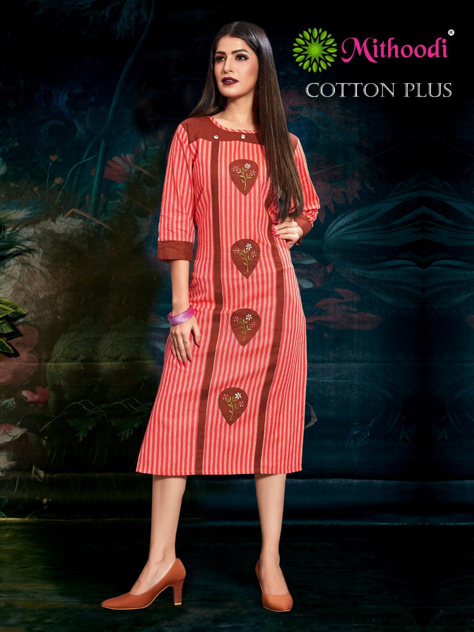 Cotton Plus By Mithoodi Fashion Designer Kurtis Catalogue