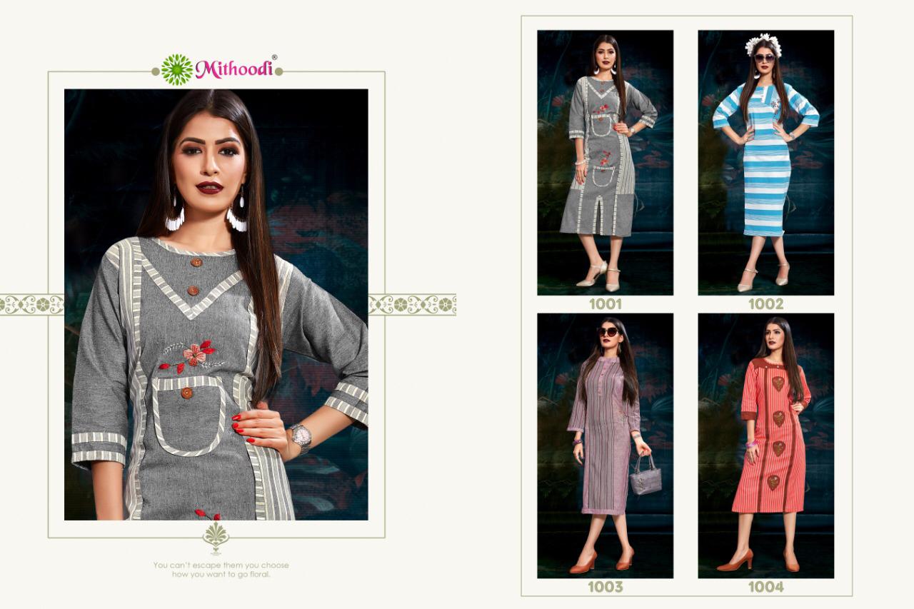 Cotton Plus By Mithoodi Fashion Designer Kurtis Catalogue