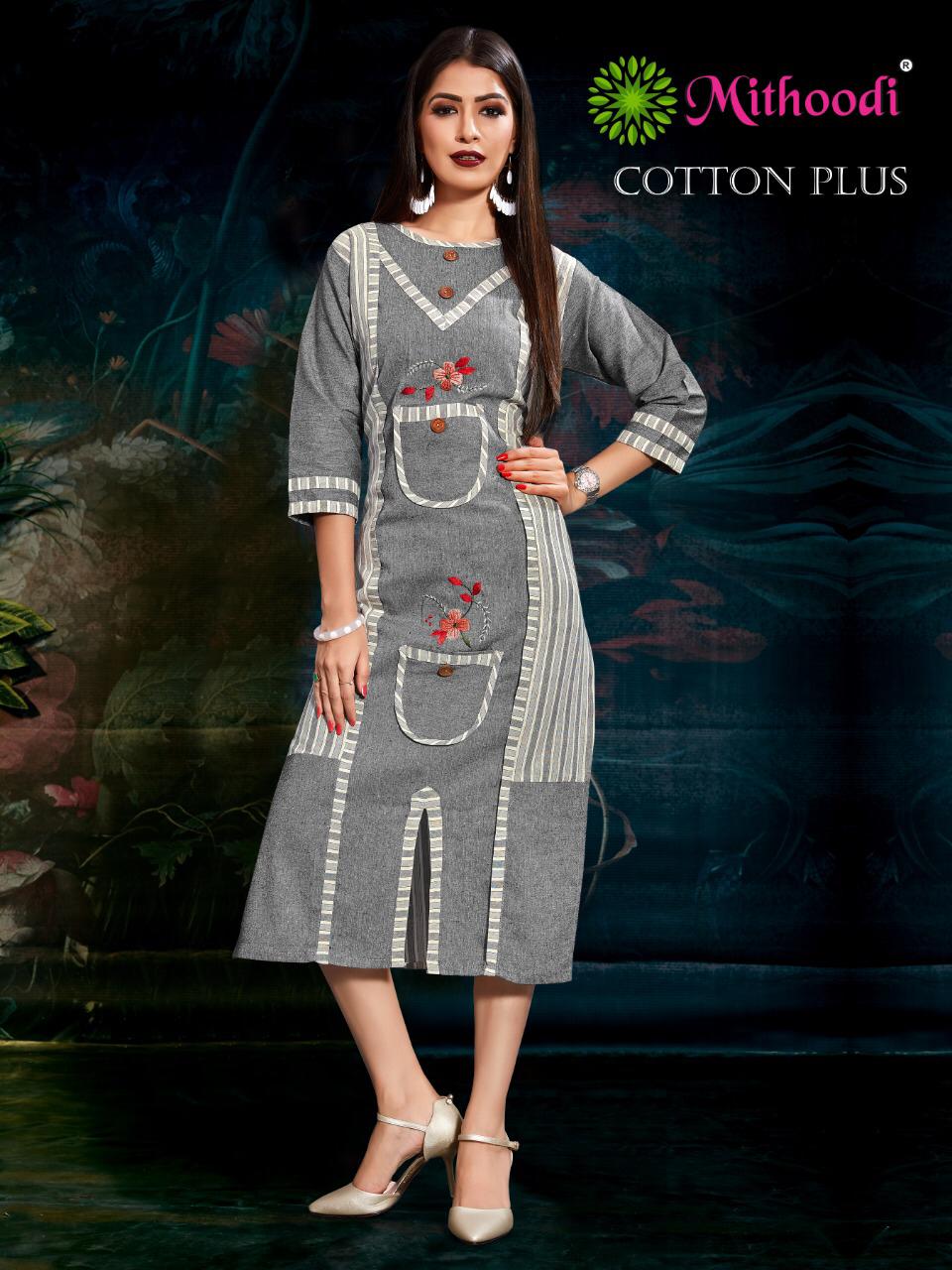 Cotton Plus By Mithoodi Fashion Designer Kurtis Catalogue