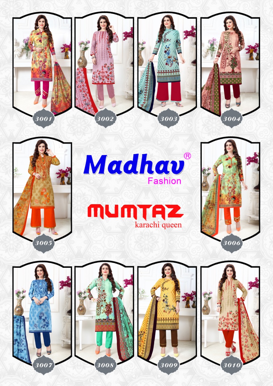 Karanchi Vol 3 Mumtaz Arts  Printed Cotton Dress Materials  Catalogue