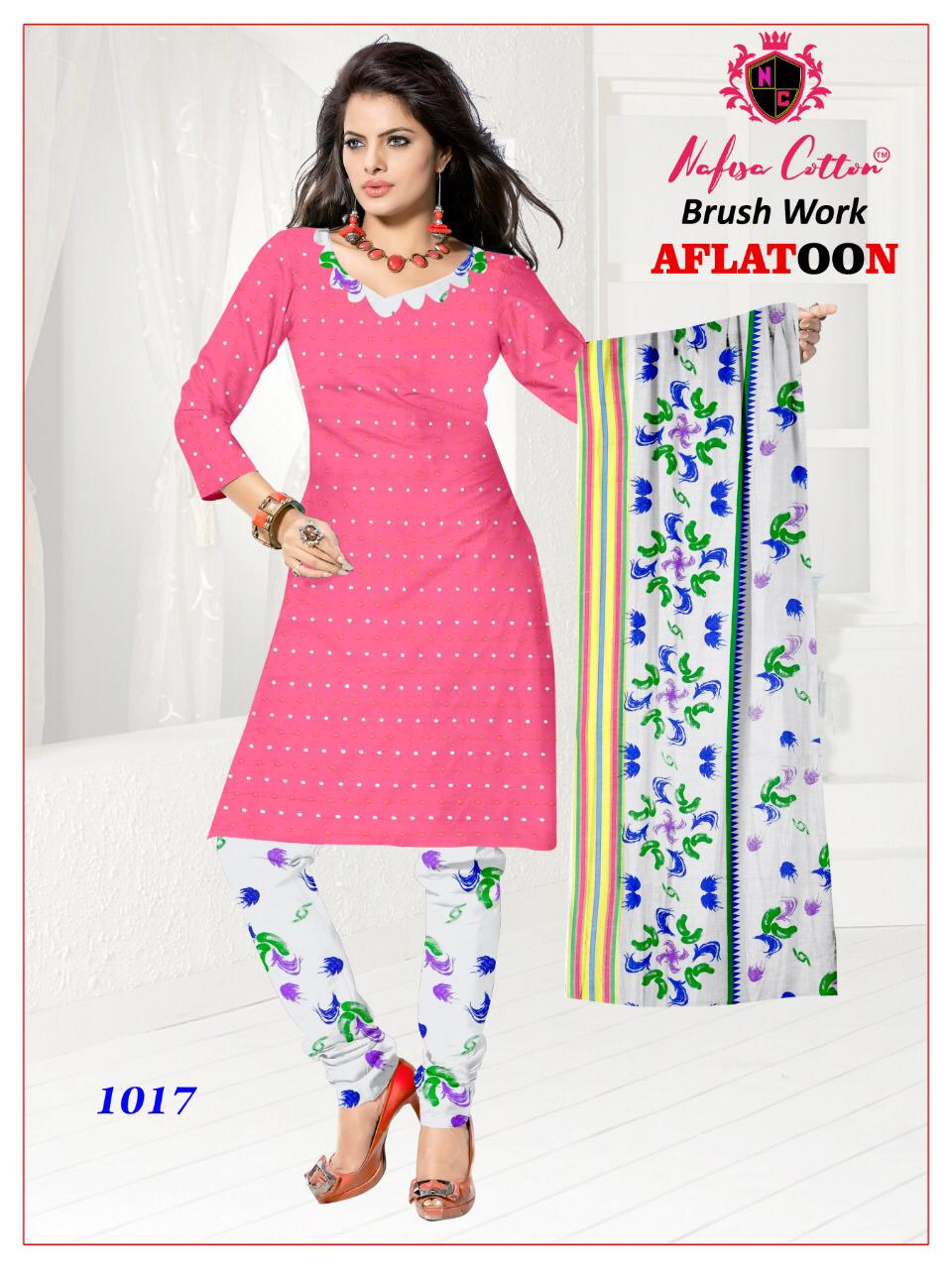 Aflatoon Nafisa Cotton Punjabi Dress Materials Catalogue