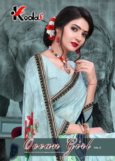 Ocean Girl Vol 9 By Kodas Group Printed Saree Catalogue