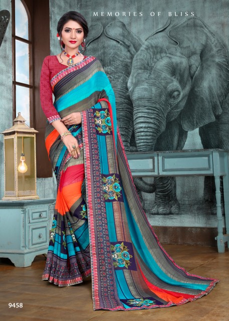 Ocean Girl Vol 9 By Kodas Group Printed Saree Catalogue