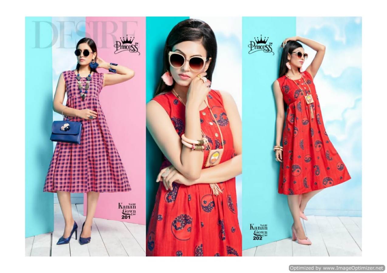Kanan Vol 2 By Princess Rayon Printed Kurtis Catalogue