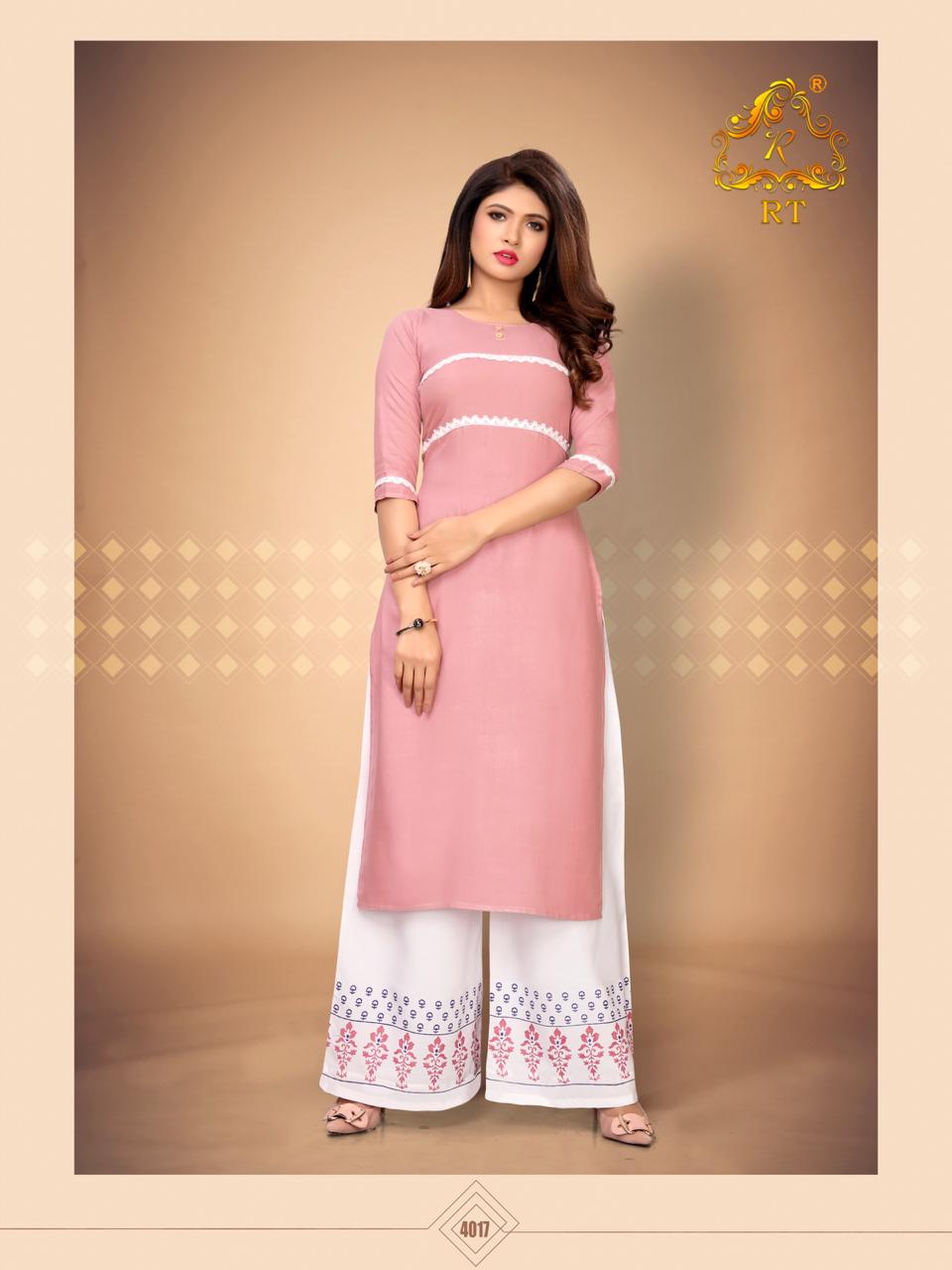 Plazzo Queen Vol 3 Rijiya Trends  Designer Kurti With Printed Plazzo Catalogue