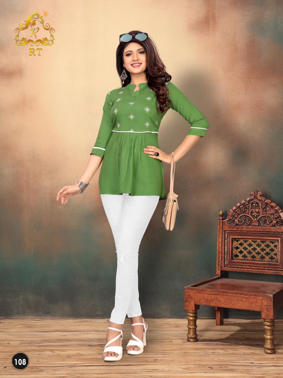 Jolly 2 Rijiya Trends Casual Wear Short Top Catalogue