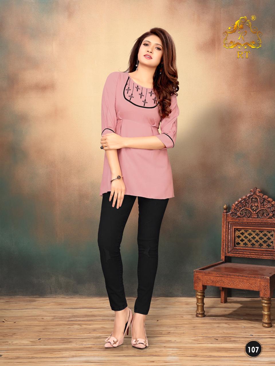 Jolly 2 Rijiya Trends Casual Wear Short Top Catalogue