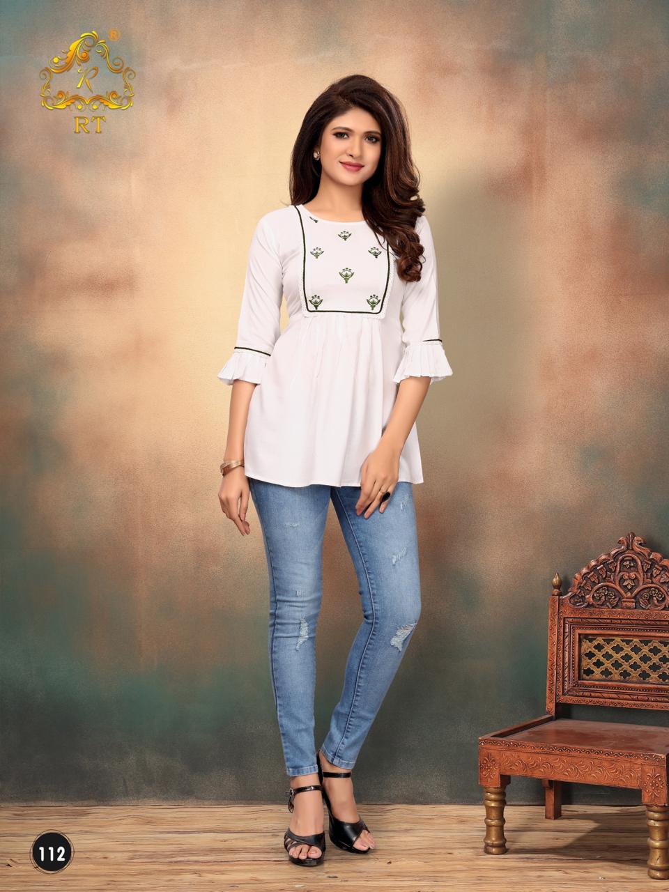 Jolly 2 Rijiya Trends Casual Wear Short Top Catalogue