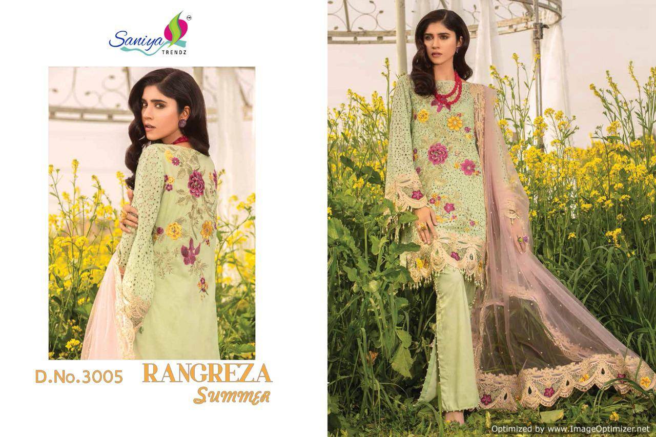 Rangreza Lawn 19 By Saaniya Pakistani Salwar Suit Catalogue