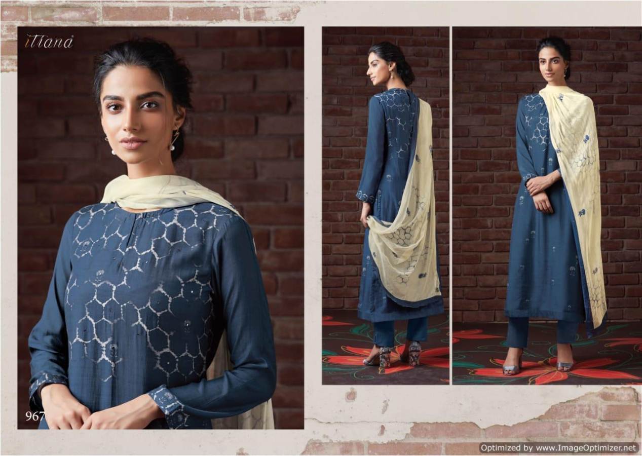 Ezarah By Sahiba Designer Dress Materials Catalogue