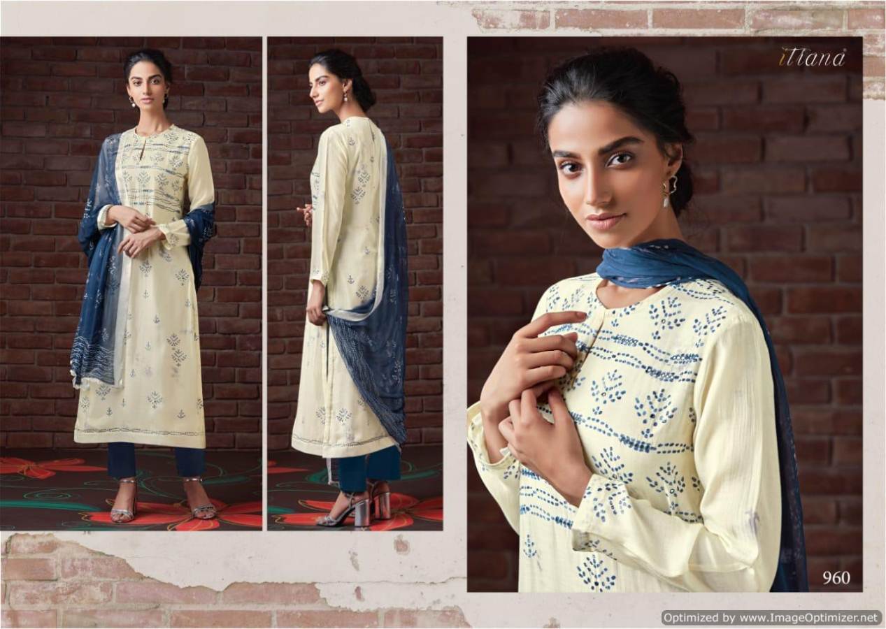 Ezarah By Sahiba Designer Dress Materials Catalogue