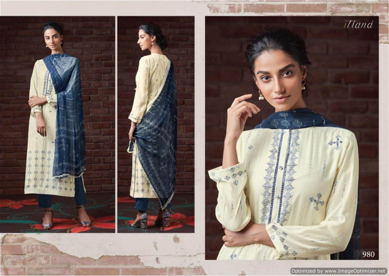 Ezarah By Sahiba Designer Dress Materials Catalogue