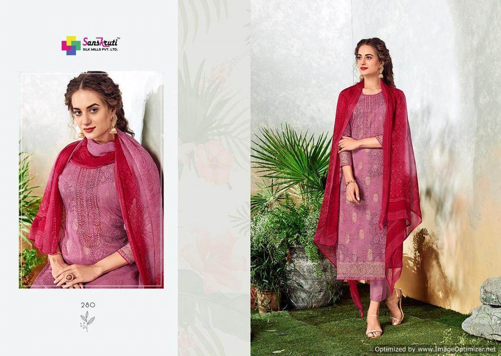Shine Vol 3 By Sanskruti Fashion Designer Dress Materials Collections