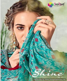Shine Vol 3 By Sanskruti Fashion Designer Dress Materials Collections