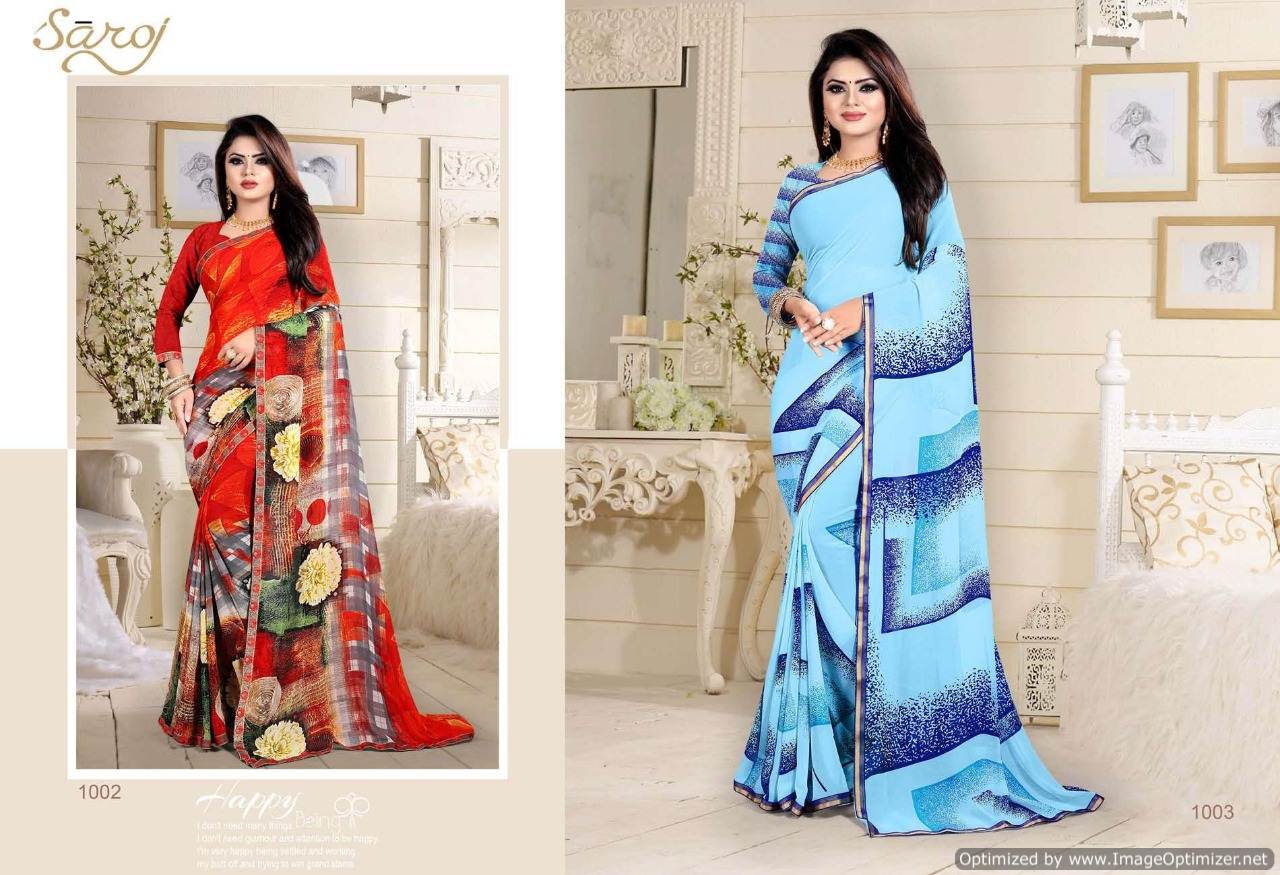 Metro Vol 27 Saroj Printed Sarees Catalogue
