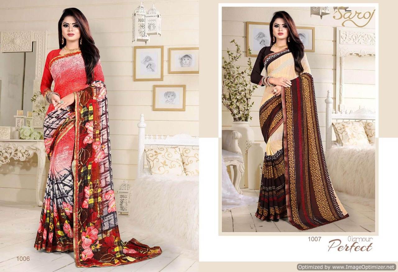 Metro Vol 27 Saroj Printed Sarees Catalogue