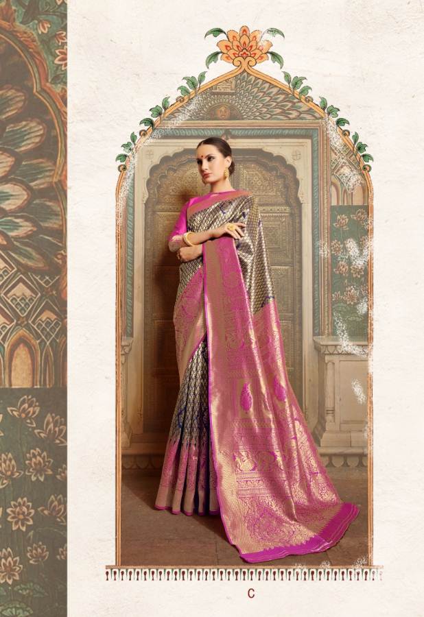 Krushika Silk By Shangrila Banarasi Silk Saree Catalogue