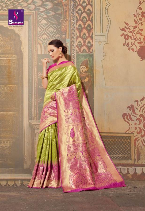 Krushika Silk By Shangrila Banarasi Silk Saree Catalogue