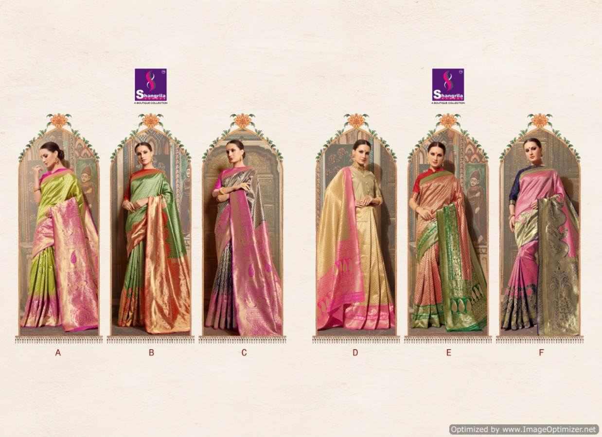 Krushika Silk By Shangrila Banarasi Silk Saree Catalogue