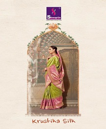 Krushika Silk By Shangrila Banarasi Silk Saree Catalogue